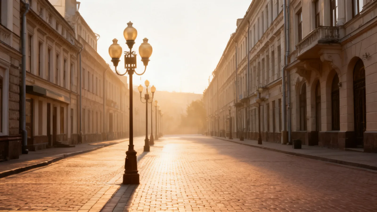 Старый Арбат в Москве, историческая пешеходная улица